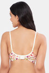 Amante Padded Wired Full Coverage T-Shirt Bra - Watercolour Ditsy Floral Print — thumbnail 2